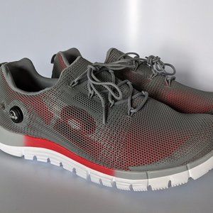 Reebok ZPump Fusion - Grey / Red - Men's 12 NIB